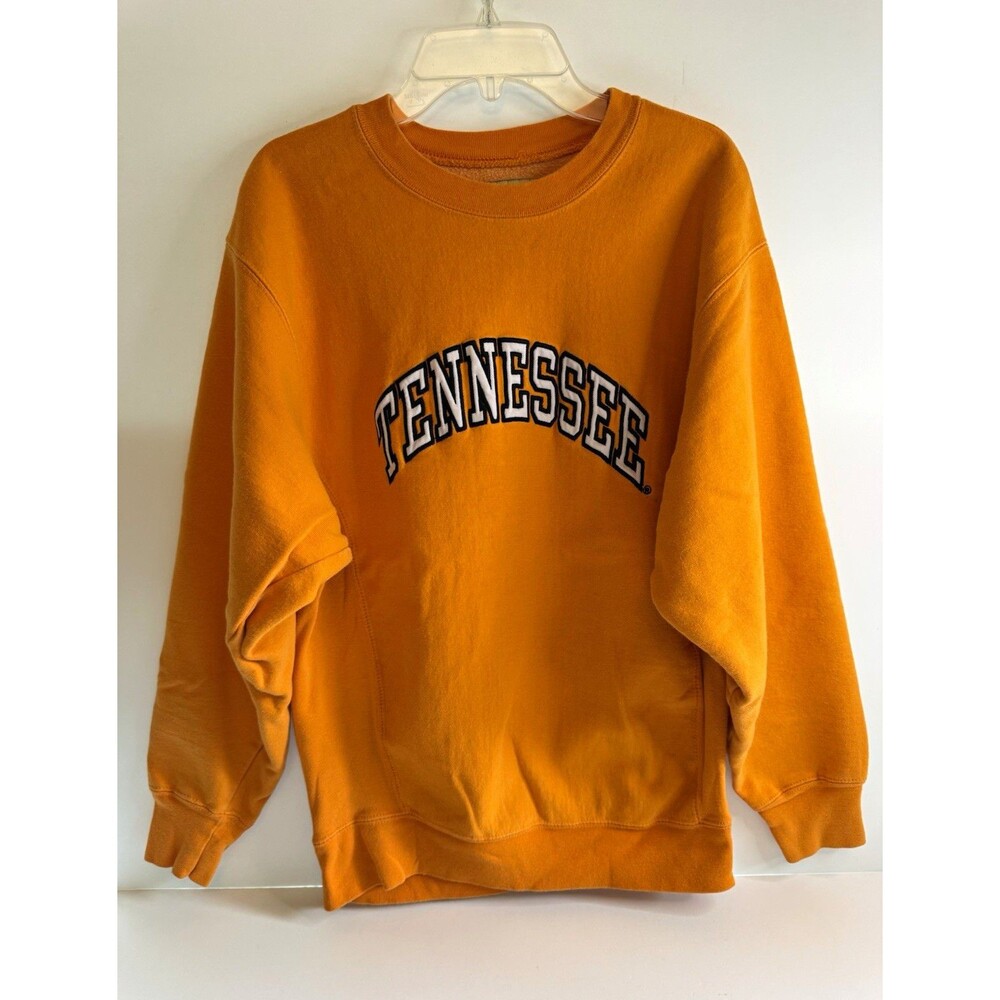 Vtg Y2K Steve & Barrys Tennessee Volunteers Crewneck Sweatshirt Orange Mens S